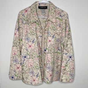 90’s Flower Button down | Sag Harbor vintage